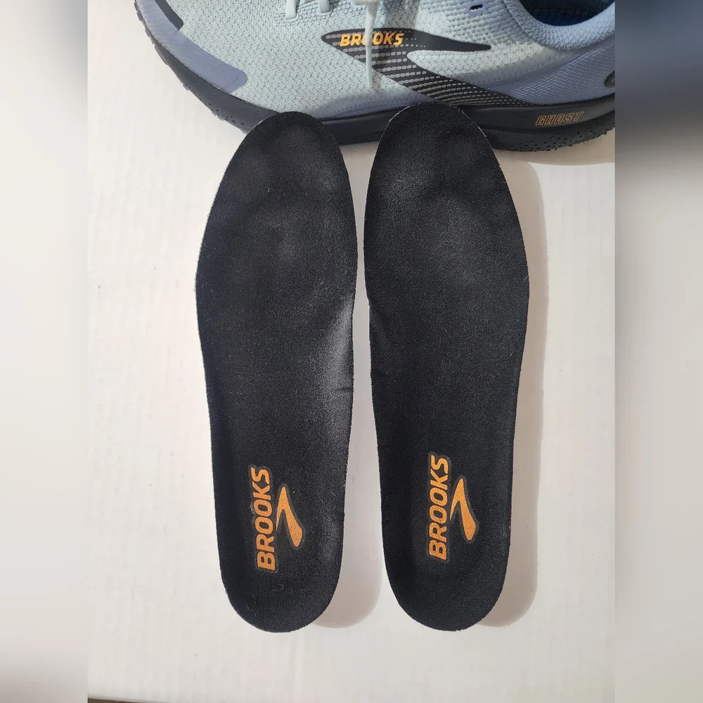 Brooks Men Ghost 16 Running Shoes Blue Gray Athletic Sneakers Mesh Comfort 11 - Picture 8 of 9